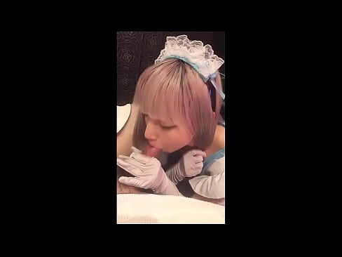 ❤️ Japanse Idool [mayuka], Frans dienstmeisje kostuum, deel 1, pijpen en aftrekken met lotion Super sex at us ❌❤